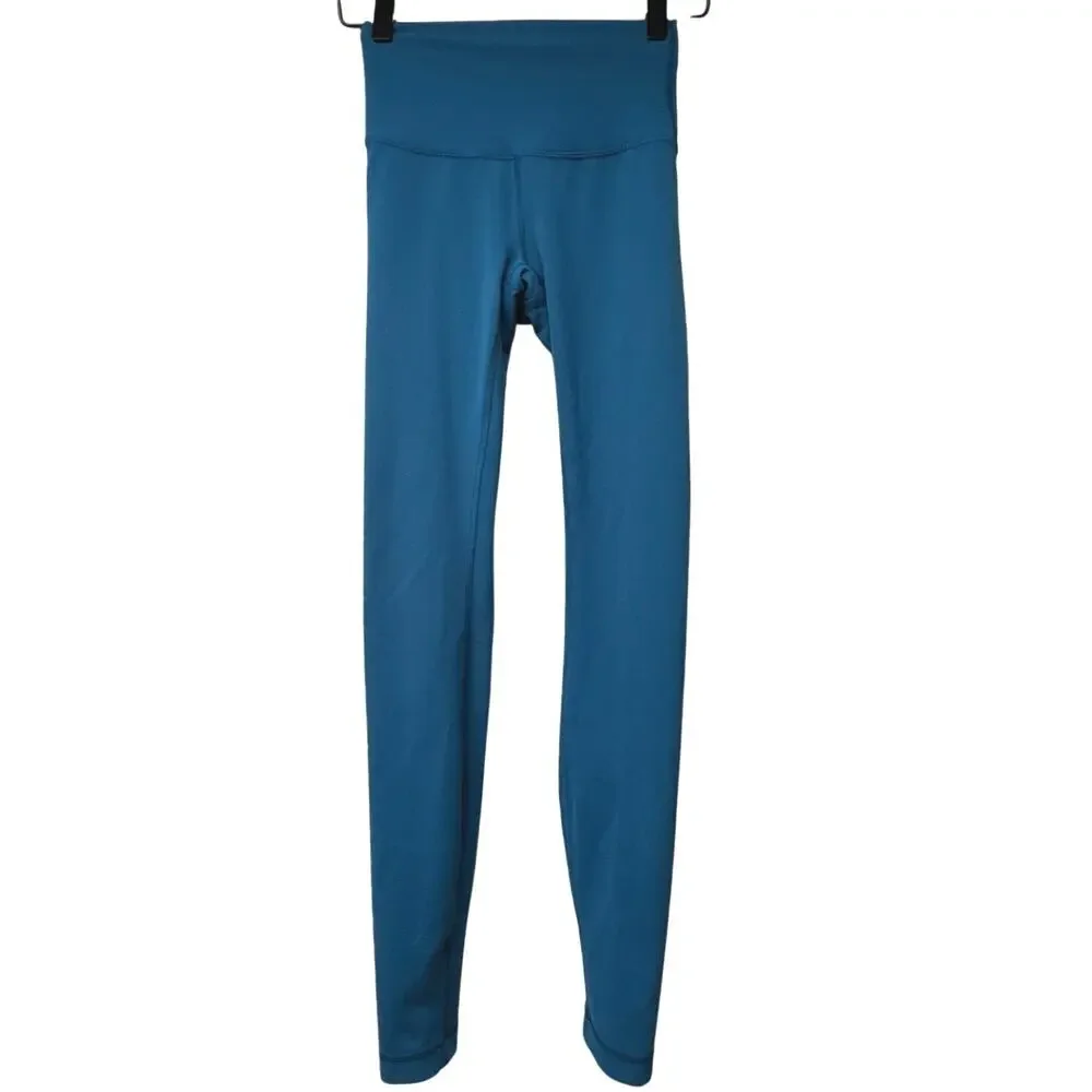 Lululemon Wunder Train High-Rise Tight 28” Water Drop Blue Legging Size 2 W5DJ0S